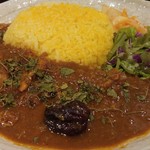 SPICY CURRY 魯珈 - なつめと八角香る。手羽スープカレーライス大盛