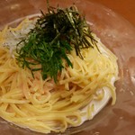 イタリアン・トマト カフェジュニア - 釜揚げしらすのタラコソース。