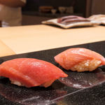 いちかわ - 鮪（大トロとメジマグロ）
