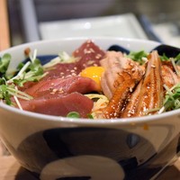 柳橋きたろう場内 - づけ鮪穴子丼