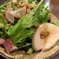 里葉亭 - 蒸し鶏サラダ