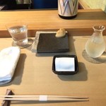 鮨 猪股 - まずは一杯^^