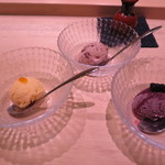 鮨　恵三 - 3色のデザート