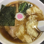 手打麺 笑くぼ - 雲呑麺(800円)