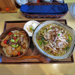 らあめん 空 - 葱チャーシューしょうゆ 　ｗｉｔｈ空の豚丼