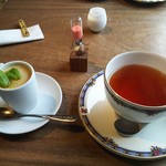 AGRI CAFE COMODO - どんぶりで食べたい焙じ茶ブランマンジェ