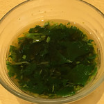 饗 くろ喜 - ジーバナ農園野菜の和えつけそば つけ汁（饗 くろ㐂） 2017.6