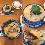 星さん家のハンバーグ - 7月の月替わりハンバーグ グリーンカレーハンバーグ 1300円(単品)