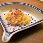 木山 - 先附：毛蟹の飯蒸し