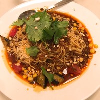 四川料理 龍の子 - 四川麻辣冷麺（麺大盛り）