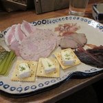 あずまし亭 - 製ハム盛り合わせ2017.07.09