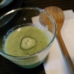 Kokuu Sabou Momo - きゅうりの冷製スープ
