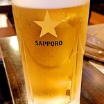 Tsukishima Meibutsu Monja Daruma - 生ビール 620円