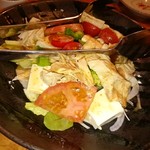 飛車角行 - 生ゆばと豆腐のサラダ