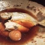 竹亭にしき - 煮魚のアップ