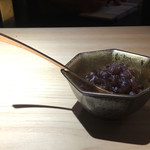 銀座 盡 - 和三盆で炊き上げた大納言