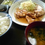 Kazokutei - とりにんにく焼定食