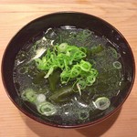 うを徳 - お椀（鳴門 わかめ）