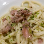 鶏セセリ 白インゲン豆 パルミジャーノ ピーチ