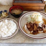 ランチハウスぐっち - ラム焼き定食（750円）