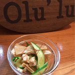 喫茶 オルオル - お通し？（笑）