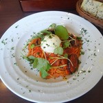 トラットリア イル レガーロ - 焼き茄子とマスカルポーネチーズのトマトソーススパゲッティー1200円(税込)