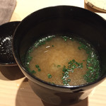 すし宮川  - 味噌汁