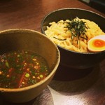 麺屋 山彦 - つけ麺しょうゆ大盛り