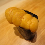 寿司 竹本 - 雲丹(北海道・歯舞)、海苔(佐賀・有明)