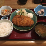 米処 さらさ - 極みトンカツ定食 1500円