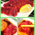 焼肉市場 - 生でも食べれる トロける牛肉(๑˃̵ᴗ˂̵)
            軽く しゃぶしゃぶして〜〜♡♡♡