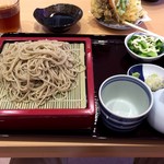 手打ちそば　けん蔵 - 天ぷらそばランチ　８５０円