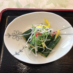 菜 - キュウリの甘辛漬けは冷えててサッパリ