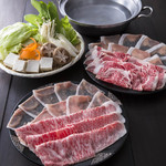 Sukiyaki Shabushabu Dokoro Akitei - しゃぶしゃぶ極上食べ比べコース