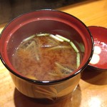 天寿し - 赤出汁