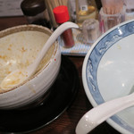 藤堂 - らーめん醤油 燻丸＆藤堂流台湾まぜそば ノアーレ☆アモーレ　完食