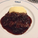 シェ シロ - 牛ハラミ肉のグリエ エシャロットソース