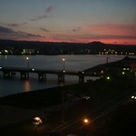 Hotel&Resorts SAGA-KARATSU - 部屋から見える松浦川と夕日