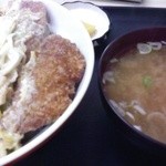 かむら屋 - 麦香豚かつ丼セット