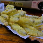 湖国料理　やまじん - 稚鮎天ぷら