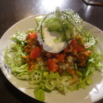 銀河系カレー - 赤いタコライス風カレー