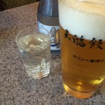 天鴻餃子房 別館 - やっぱりビールですね
