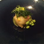 レストランエール - お魚料理　Poisson　本日入荷の鮮魚　エストラゴン　茶豆