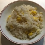 旬采遊膳 あつみ - 甘々娘もろこしごはん