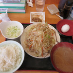 激安食堂 小林屋 - 今日は肉野菜炒めだ！！