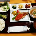 レストランさくら - 初日夕飯　肉メニュー　ポークソテー