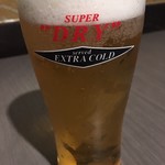 新宿夜景個室居酒屋 青空 - スーパードライエクストラコールド