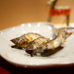 銀座 しのはら - 鮎食べ比べ　馬瀬川と愛知川