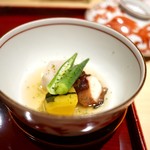 銀座 しのはら - 炊合　蛸、南瓜、里芋