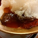 Komeda Kohi Ten - 「ピーチティー・ソフト氷」の紅茶ゼリー